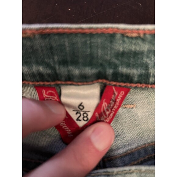 Lucky Brand Jeans Womens 6/28 Blue Light Wash Bootcut Mid Rise Zip Fly Denim - Picture 9 of 9